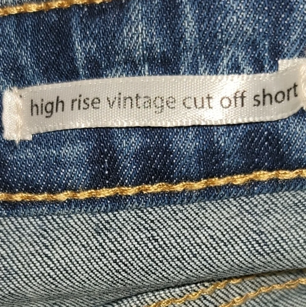 Wrangler High Rise Vintage Distressed Shorts